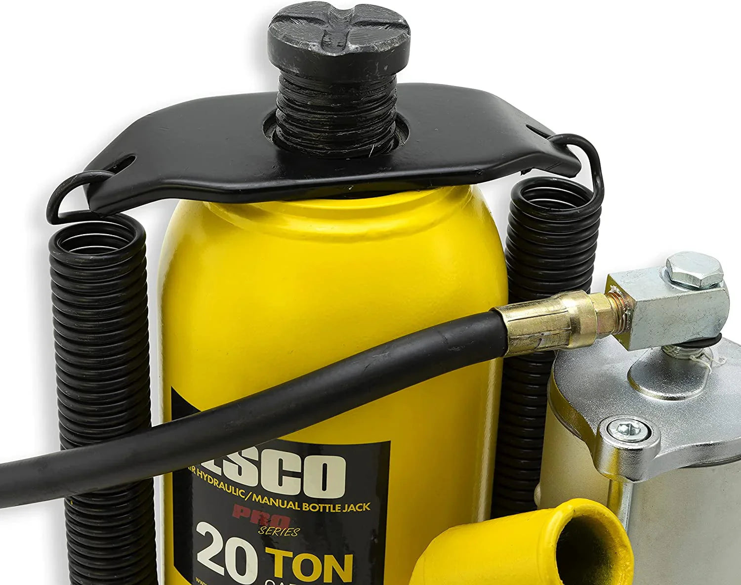 01208fedee7f912b053b7cd2adeb7664011e04fbd5f702f9eb89055c5edbc5ea Bottle Jack - 30 Ton Pro Series Air Hydraulic, Heavy Duty Lifting - Designed for Automotive and Industrial Use