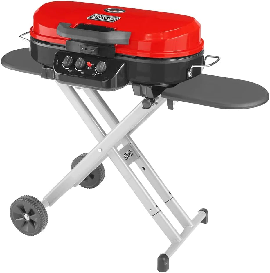 04f1b0d5fd510a8a71c7808fa779810635b30ba2ef3b30329e8328e232210d90 Grill - Portable Stand-up Propane, Featuring 3 Adjustable Burners and Instastart Ignition - 20, 000 Btus of Power for Outdoor Cooking