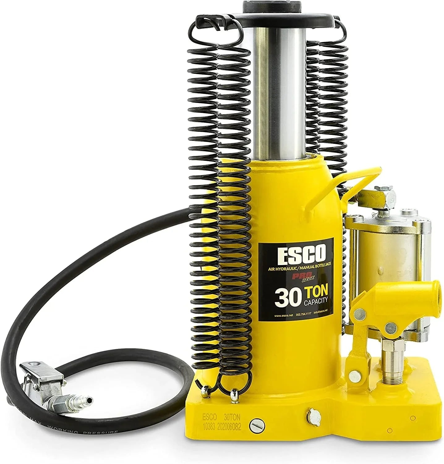 05a50421a5d758772dd6ce0275a1055590e952fe4fb6a12f34c9426768caff0e Bottle Jack - 30 Ton Pro Series Air Hydraulic, Heavy Duty Lifting - Designed for Automotive and Industrial Use
