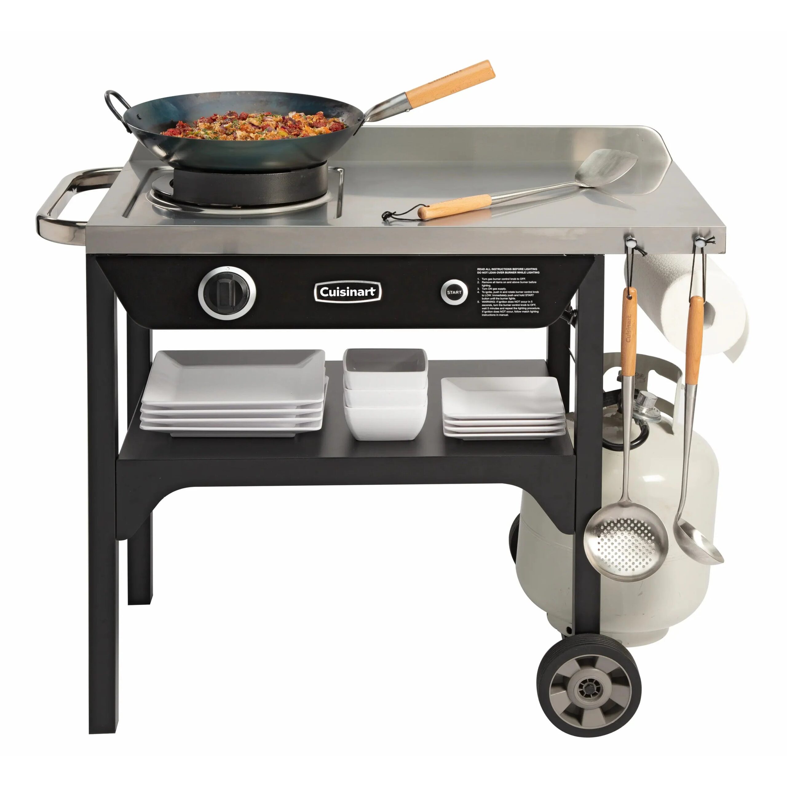 063de05820ac4884dbe68b95555fc2c1f74ff25479f8aceb5489884f15689d2d-scaled-1 Outdoor Wok Station, Featuring 50, 000 BTU Propane Outdoor Wok Burner W Prep Table, 14 Carbon Steel Wok for Stir Fry, Searing, BBQ Black