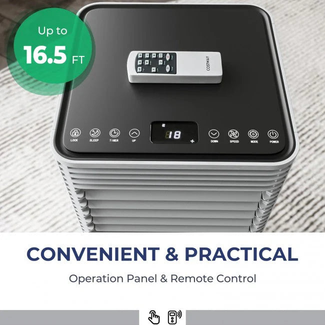 126a6cef8931e157910fc7d573fba6026b9e23863a06ef3a94e6ff51986e60f0 8000 BTU 3-in-1 powietrza lodówka turystyczna z Dehumidifier i wentylator Mode