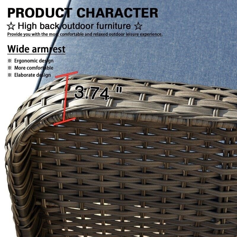 1307bed6c1023c27f2d29844f327fc10617dd4ccd3cb5199dc8cbf7ac352ed56 Latimer Wicker/rattan 5-osobowy Seating Group z Cushions