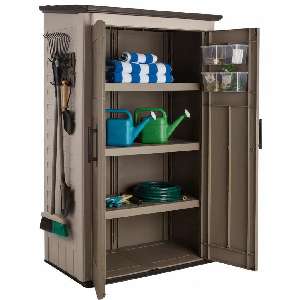 1787380813_yXlZpP1R Zewnętrzny szopa magazynowa, 52 Cu.ft., Weather-resistant, zamykany Doors