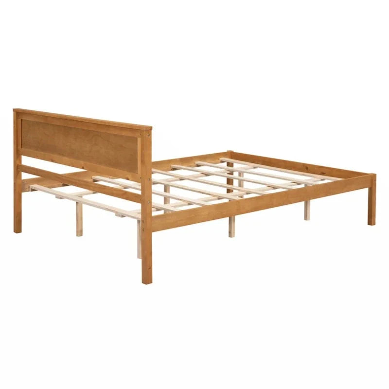 1787381334_QX6WLv40 Platform lozko, Queen, rama z Headboard i drewniany Slat Support