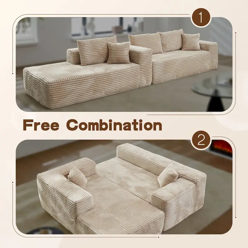 1787382143_q82u8U2E Cozy Long Plush Chaise sofa, No Assembly Needed
