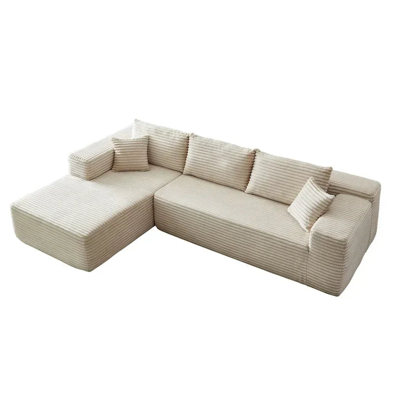 1787382153_XGmhSnKf Cozy Long Plush Chaise sofa, No Assembly Needed
