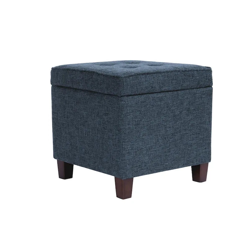1787382931_2AlrhKtd Niebieski Woven tkanina magazynowy Ottoman, 18-cali Square Tray Top