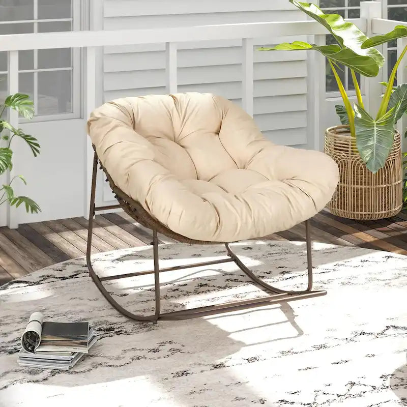 1787383279_8pVUtTzq Oversized zewnętrzny Papasan Rocking z Cushion krzeslo, tarasowy Basket krzeslo