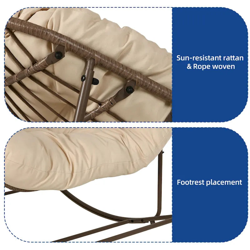 1787383287_wVZJQC0r Oversized zewnętrzny Papasan Rocking z Cushion krzeslo, tarasowy Basket krzeslo