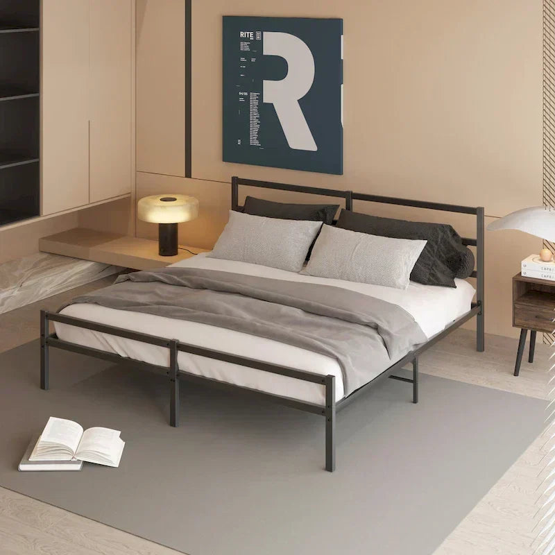 1787384781_kNhjuYUw Rozmiar king metal rama lozka z Headboard