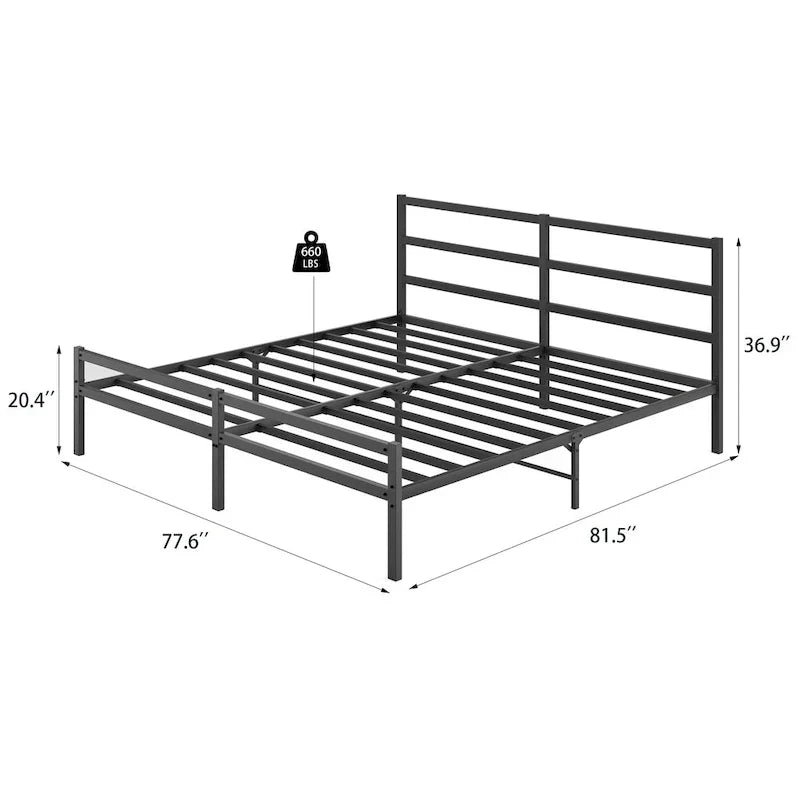 1787384791_9QKWcYGL Rozmiar king metal rama lozka z Headboard