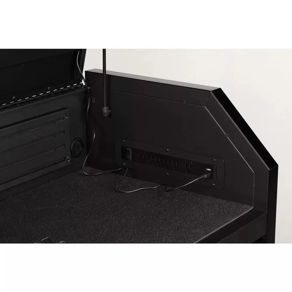 Narzędzie Chest, Industrial 41 w. W X 21.5 w. D 4-DRAWER Top, w Matte czarny