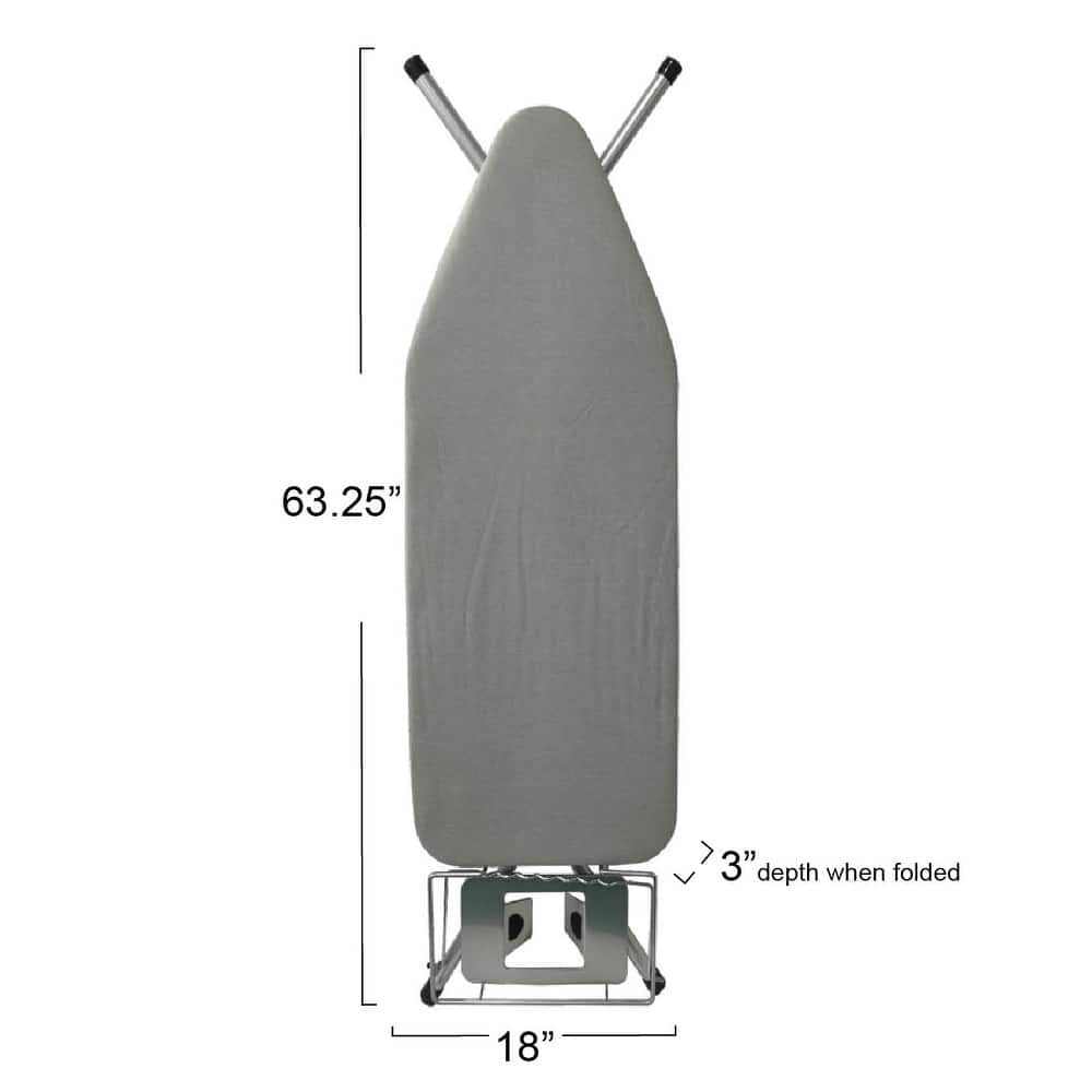 Household Essentials szeroki stal Top Ironing Board z Fixed żelazko Rest