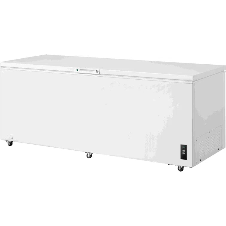 Przenośny 24.8 Cubic stop Cu. ft Chest zamrażarka z regulowany Temperature Controls