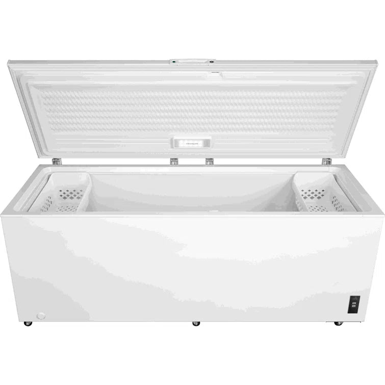 Przenośny 24.8 Cubic stop Cu. ft Chest zamrażarka z regulowany Temperature Controls