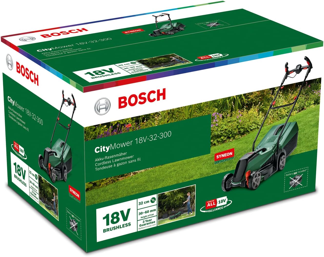 Citymower 18V-32-300 bezprzewodowy kosiarka do trawy