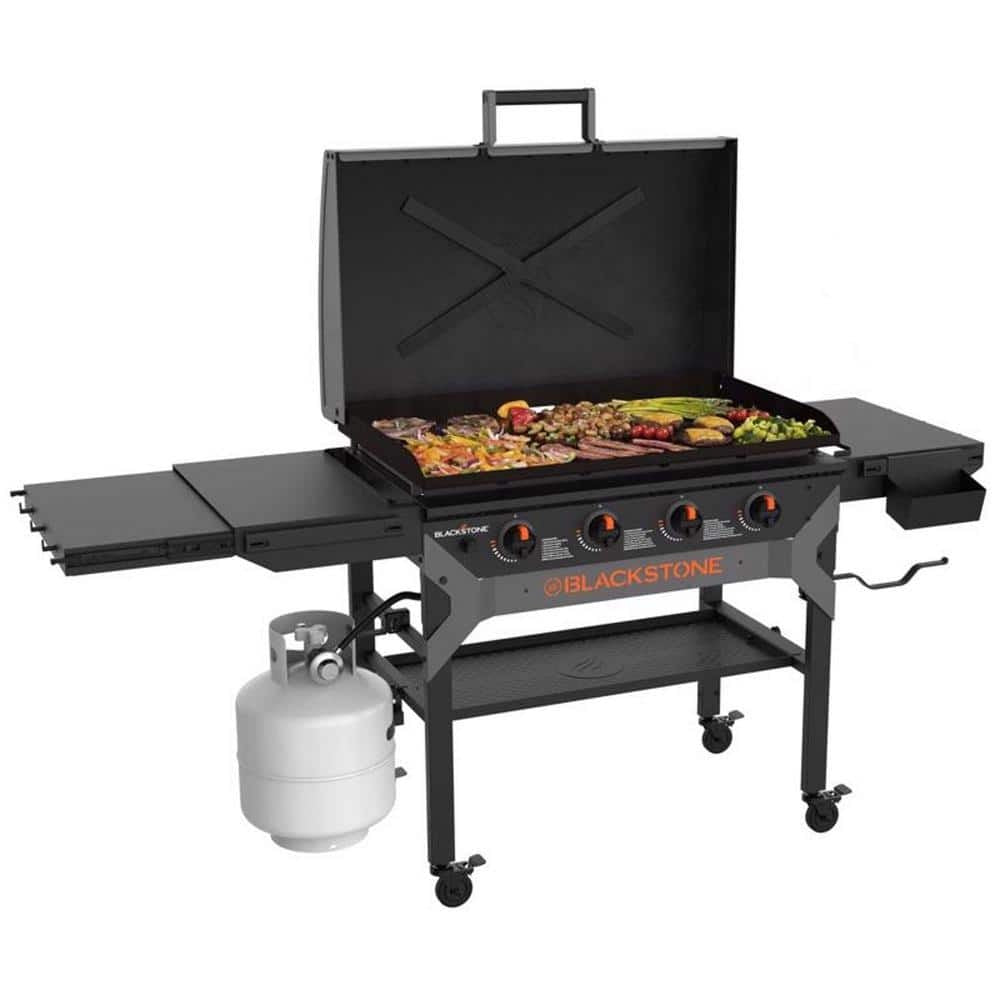 1787391394_NNTeZZN7 4-palnik Liquid propanowy zewnętrzny Griddle z Hood w czarny
