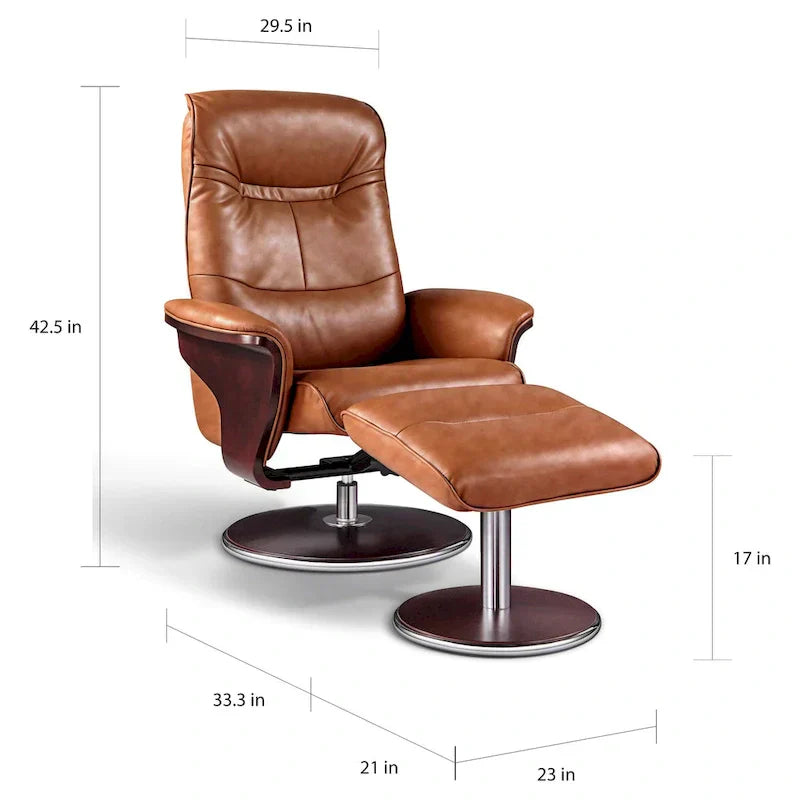 1787392295_XetQ0p8m USA X Milano' Contemporary brązowy skora obrotowy Recliner z Ottoman