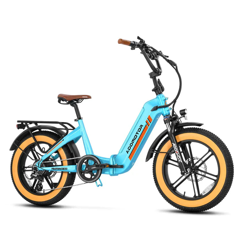 Electric Bike - 2025, Designed for Adults - 750W Folding Electric Bike, 20-inch Step-thru Strong Frame Fat Tire M-160 Electric Bicycle 100 Mi Long Range