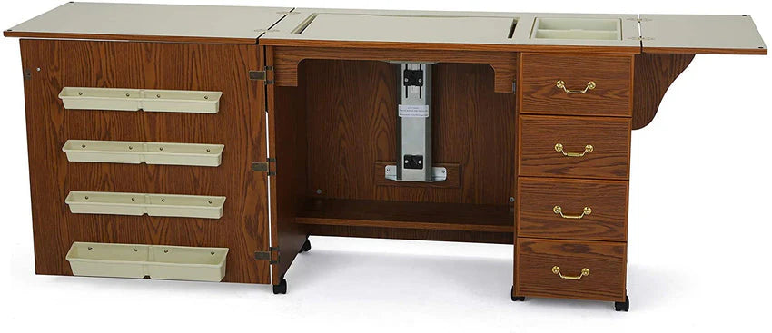 1787396260_ysYXlszW Sewing Cabinet - 2025 353 Norma Jean, Designed for Sturdy Sewing - Cutting, Quilting, And Crafting with Storage and Airlift, Black Finish
