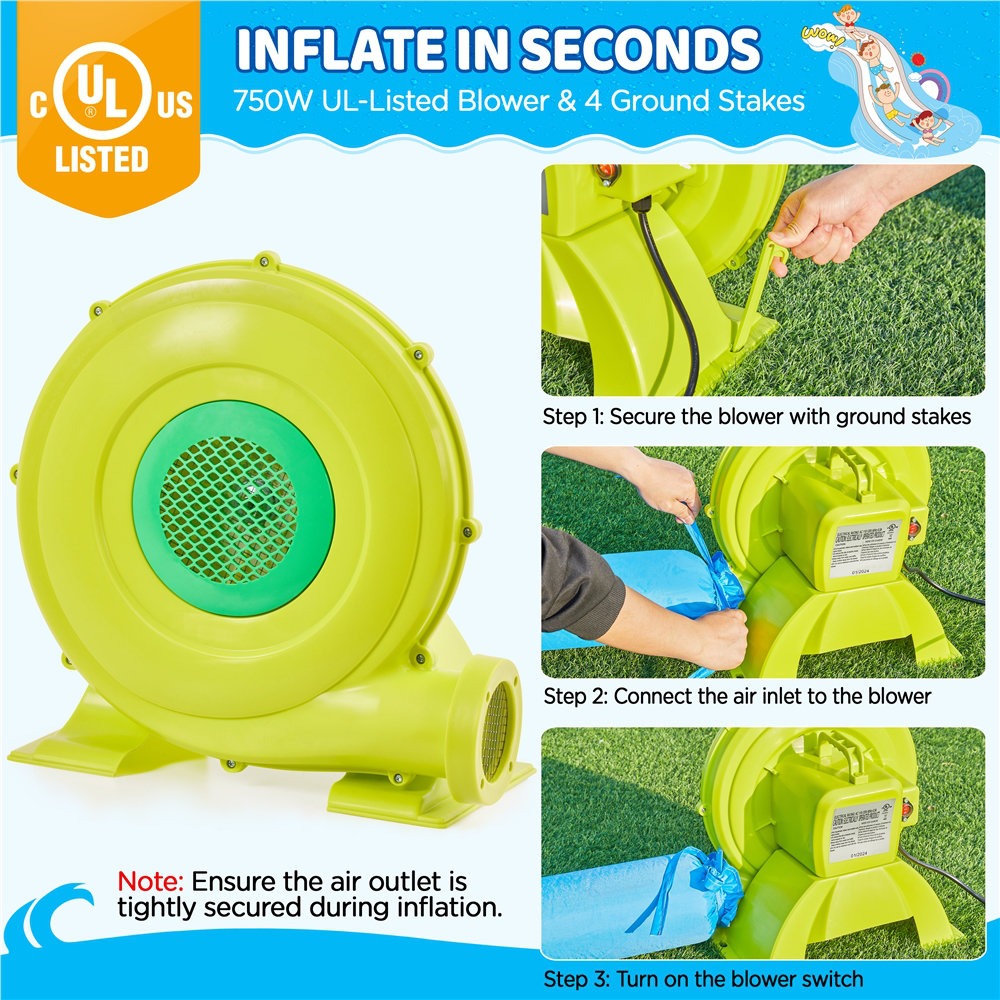 1787397243_Lplqkib8 10-in-1 podwójny Lane Inflatable wody zjezdzalnia z magazynowy torba i 750W dmuchawa
