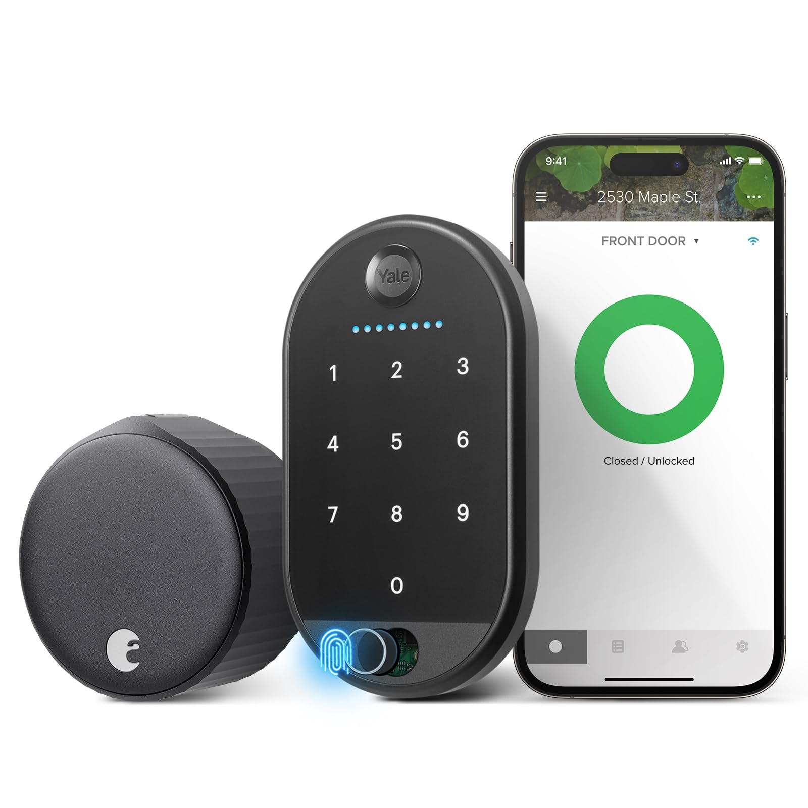1787398123_EKfCJJYB August Wi-Fi z Keypad Touch smart Lock, czarny