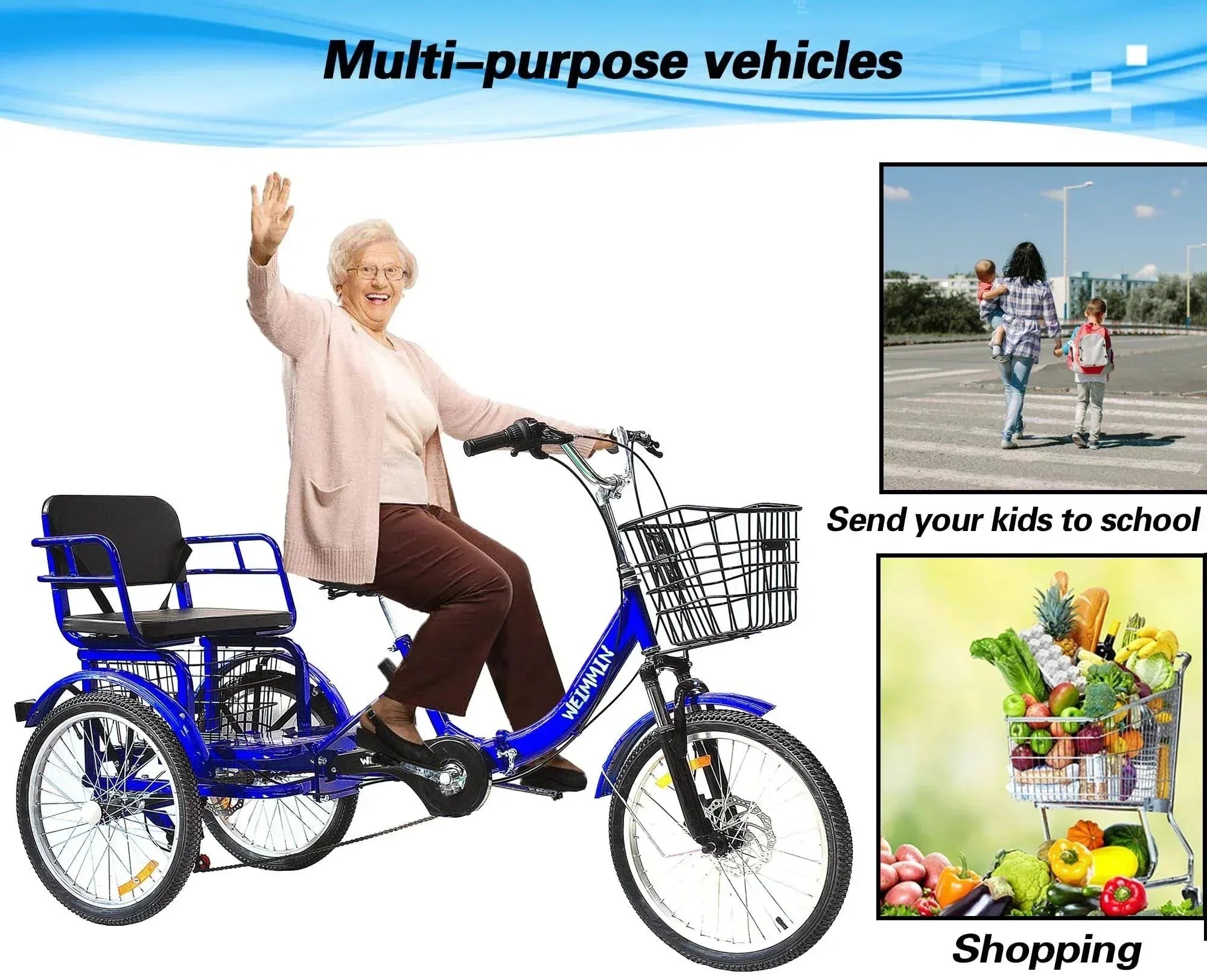 1787400478_BksFMNYI 7 prędkość z 20 cali 3 koło Bikes składany Tricycle do doroslych Star Strip niebieski