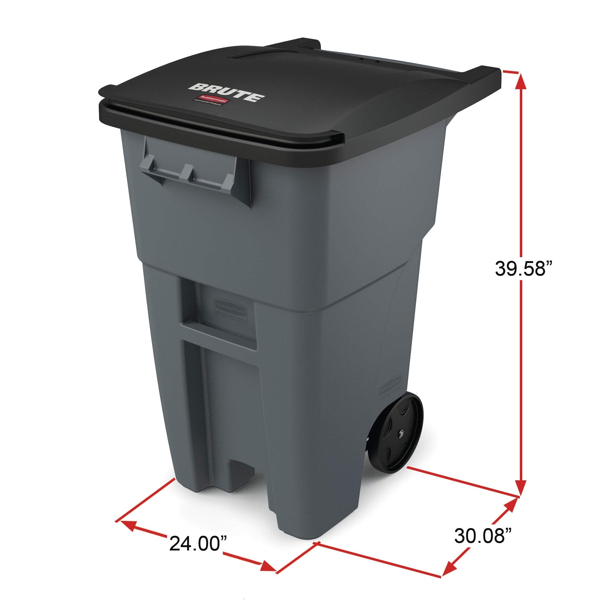 1787404734_joeWU9aW Trash puszka, komercyjny Products Brute 50 Gal Rollout z koła, niebieski