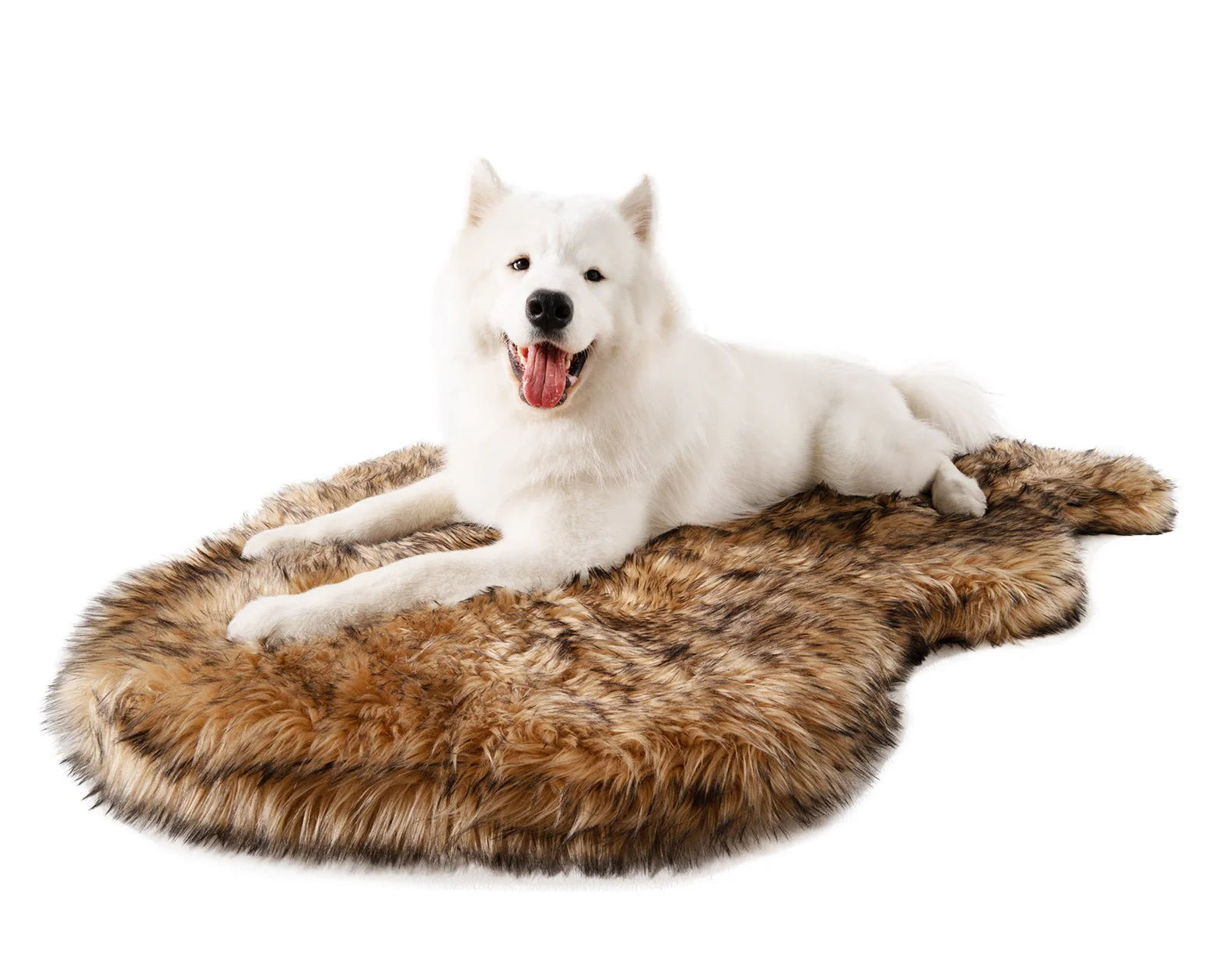 1787405965_b7TbhO2h Dla psa lozko, Faux Fur Orthopedic, pokrowiec, Curve Sable Tan (lozko Not w zestawie)