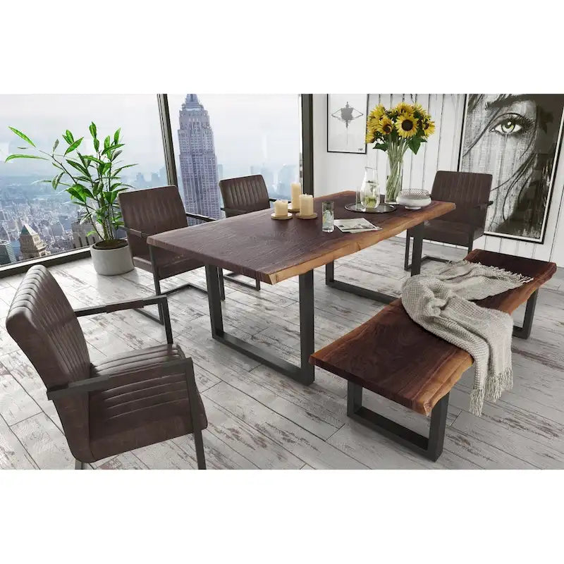 Taylor Contemporary Live Edge drewniany stol jadalniany