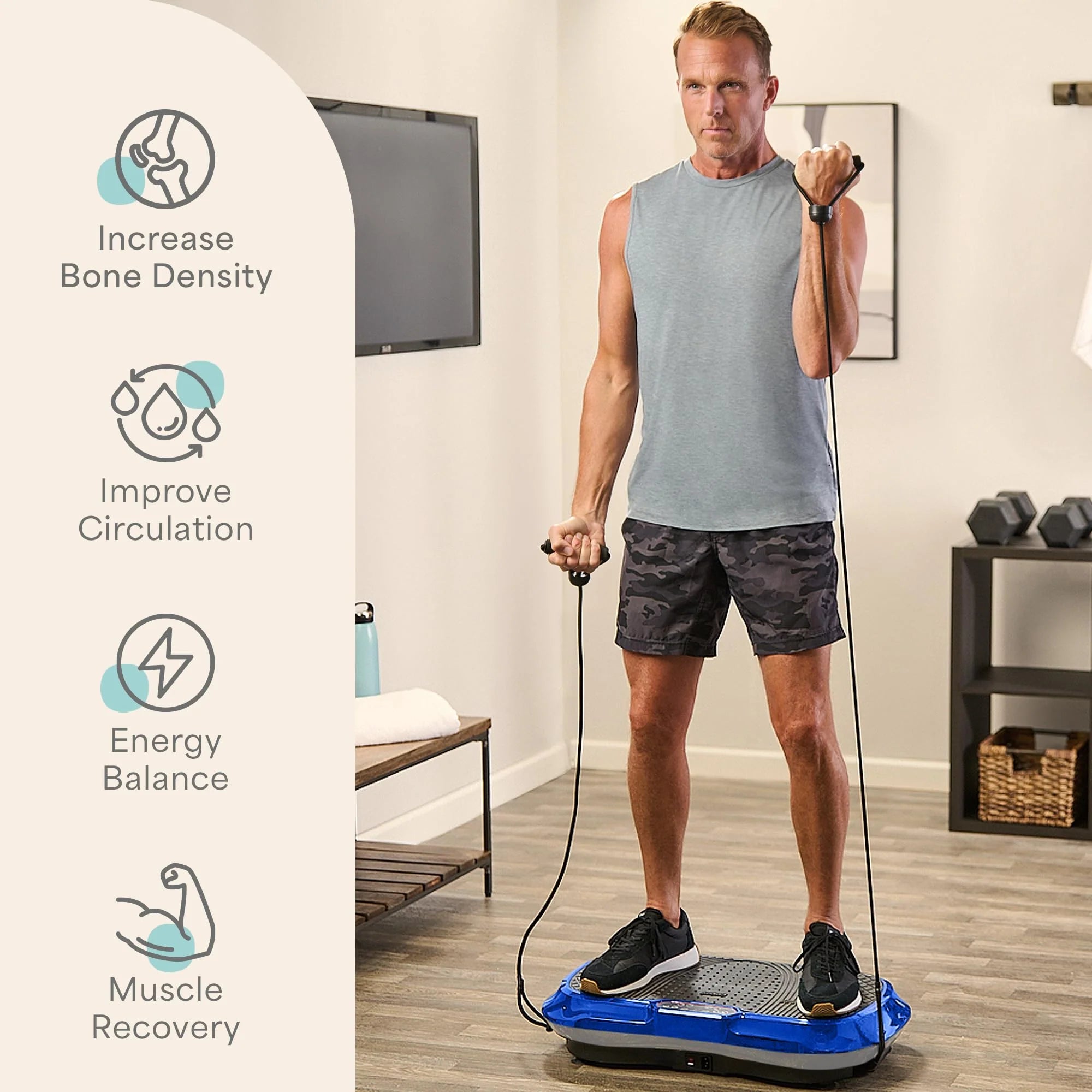 Vibration Plate Exercise maszyna, do Workouts