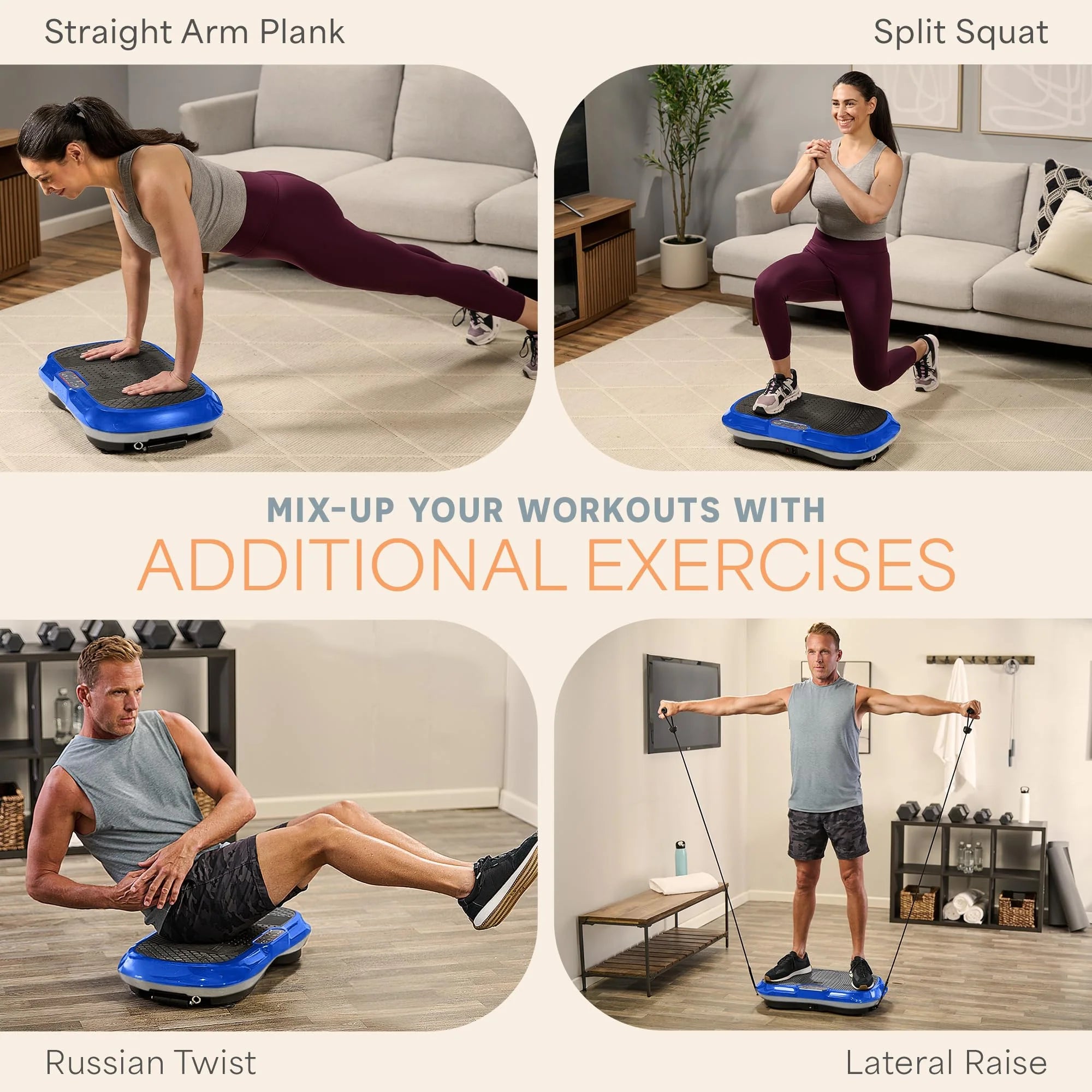 Vibration Plate Exercise maszyna, do Workouts