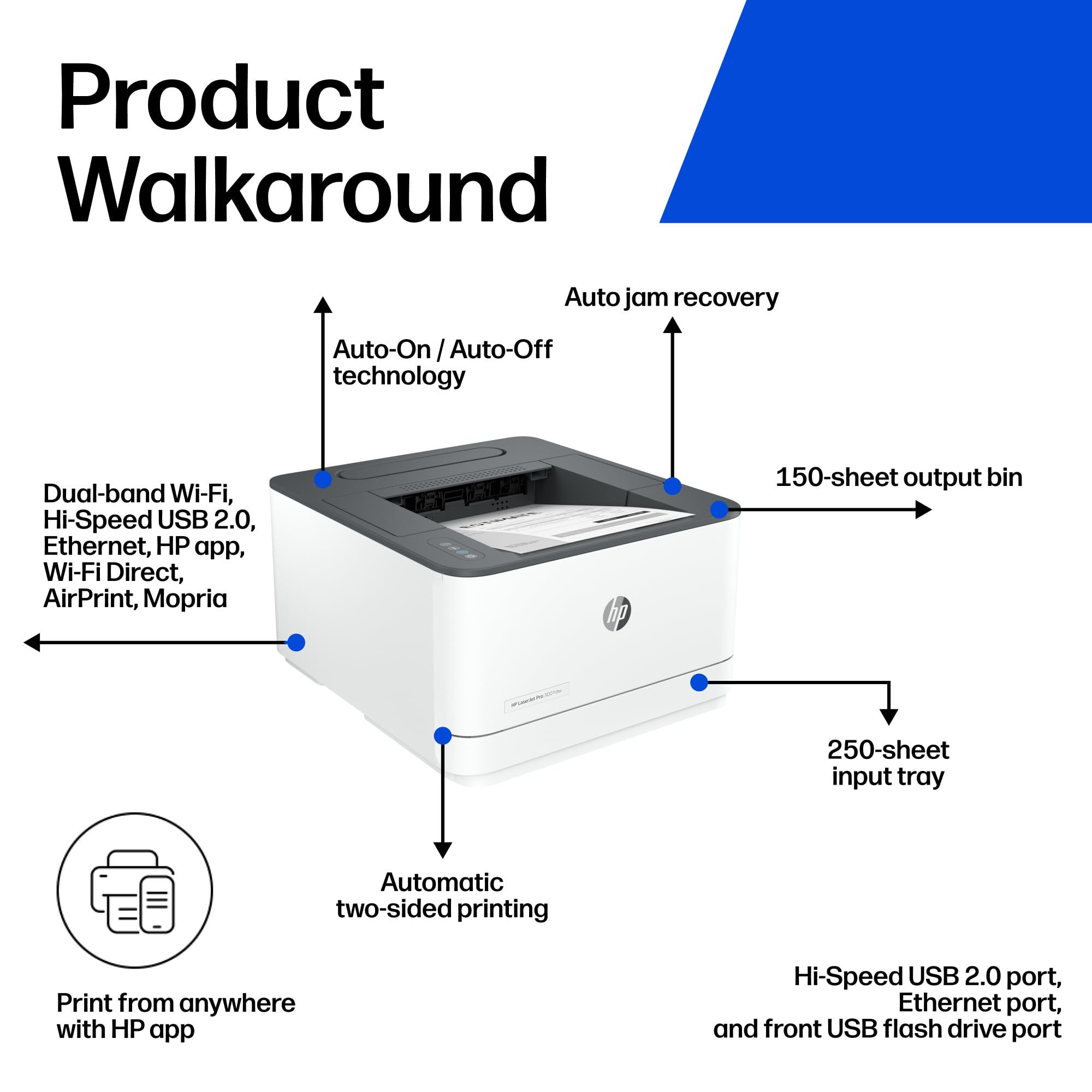 1787415282_65QR9HIK Pro 3001dw bezprzewodowy czarny i biały drukarka