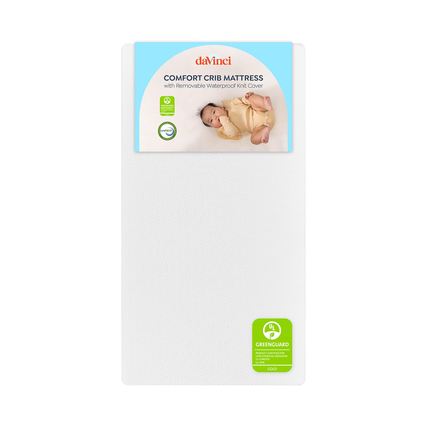 1787421207_1zIyevwB Comfort Crib materac, Firm, lekki, zdejmowany pokrowiec