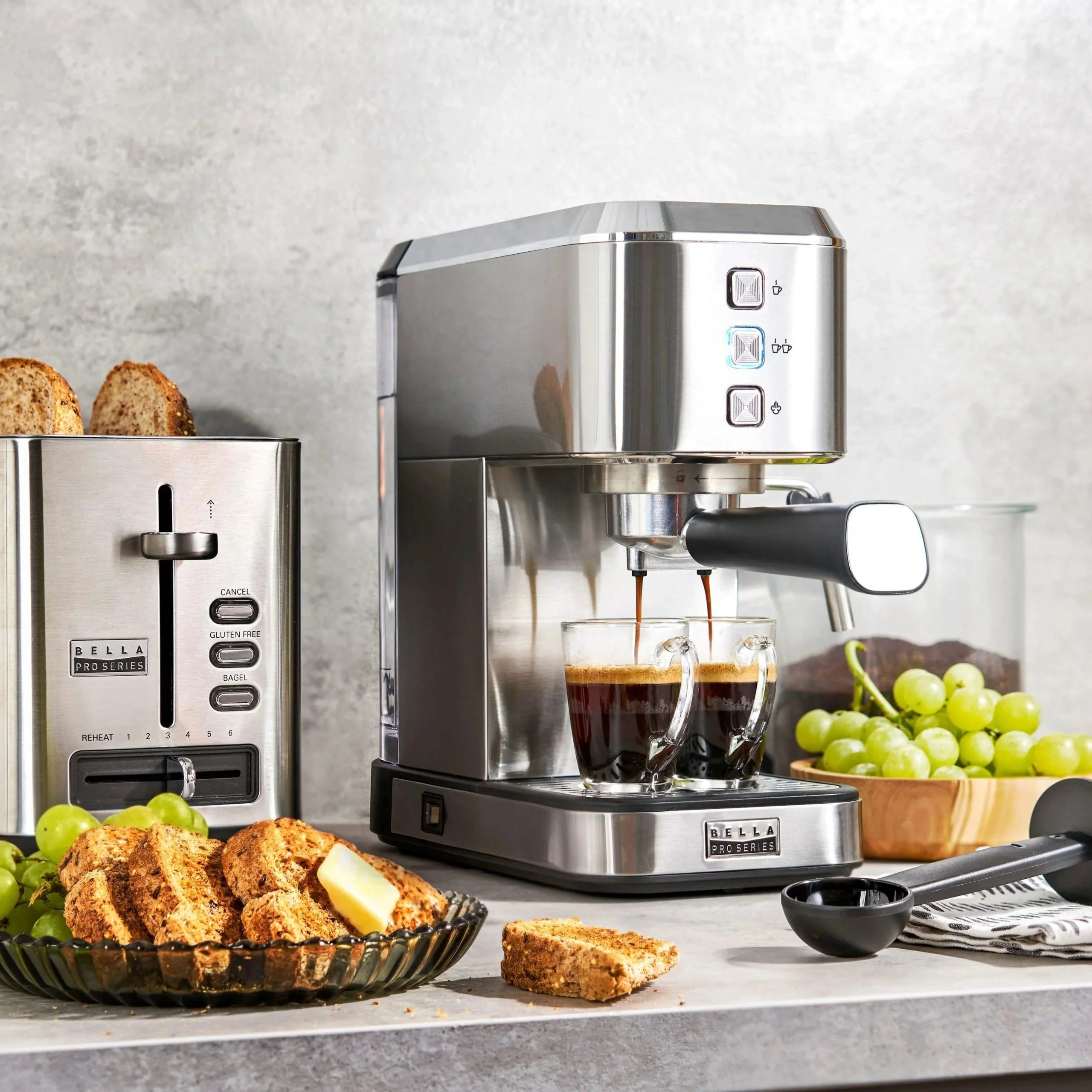 1787424203_RDJgv6qD Pro z Slim Espresso maszyna z 20 Bars ciśnienie, stal nierdzewna