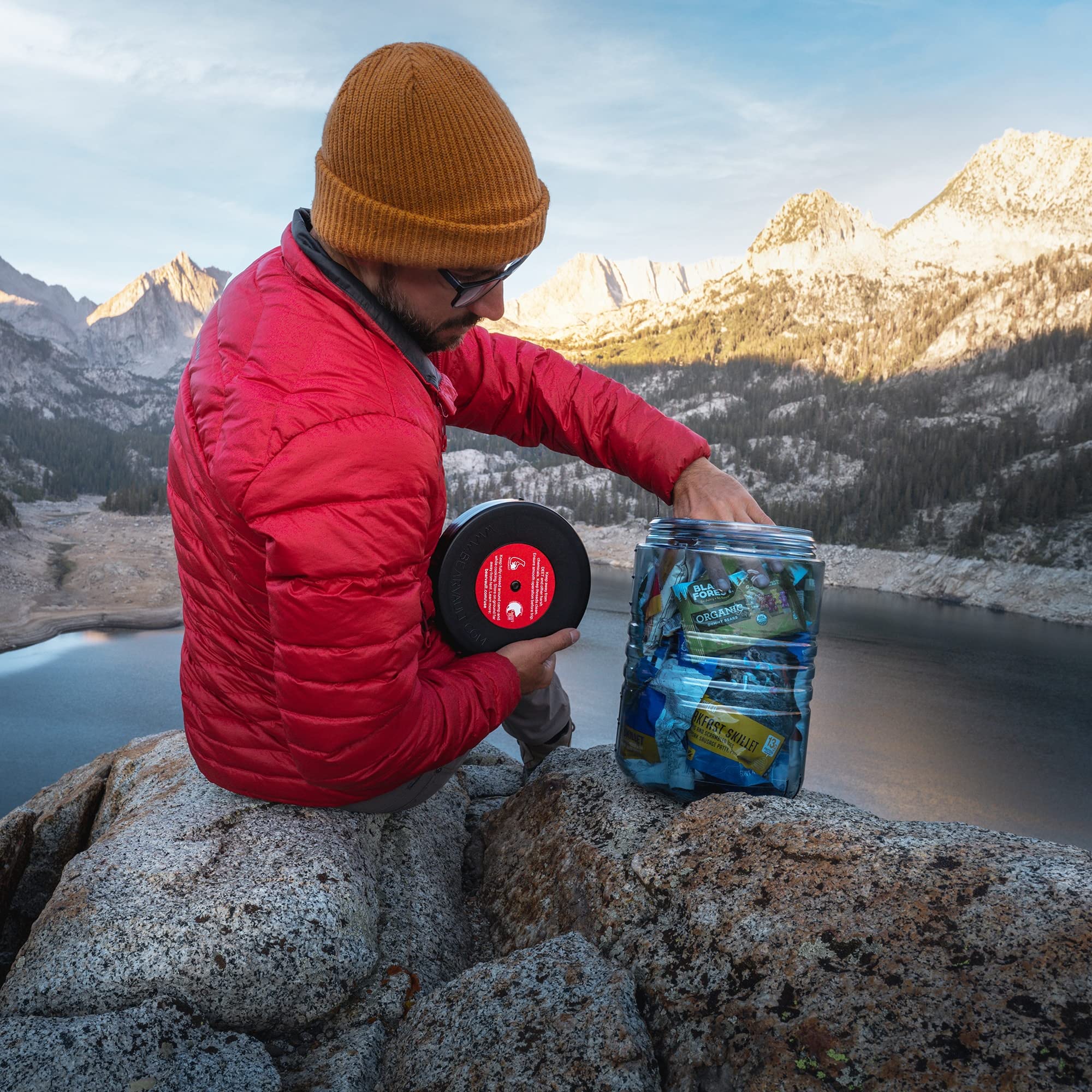 Bear-resistant Backpacking Canister z 4 Sizes