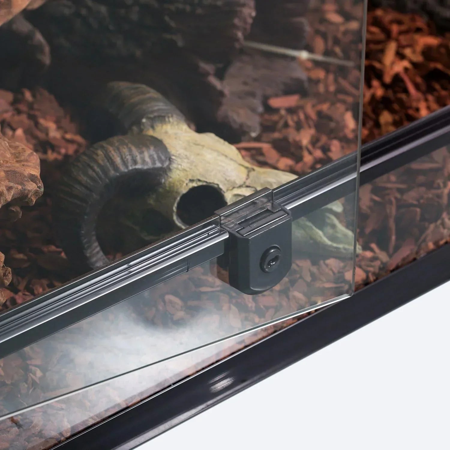 Terrarium - 50 Gallon Reptile Glass, Tank Double Hinge Door - Featuring Screen Ventilation Large Reptile Terrarium 36 X 18 X 18 (Knock-down)
