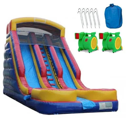 1787428025_5LvRp8oG 20ft wysoki podwójny Lane Inflatable wody zjezdzalnia z basen Wetdry