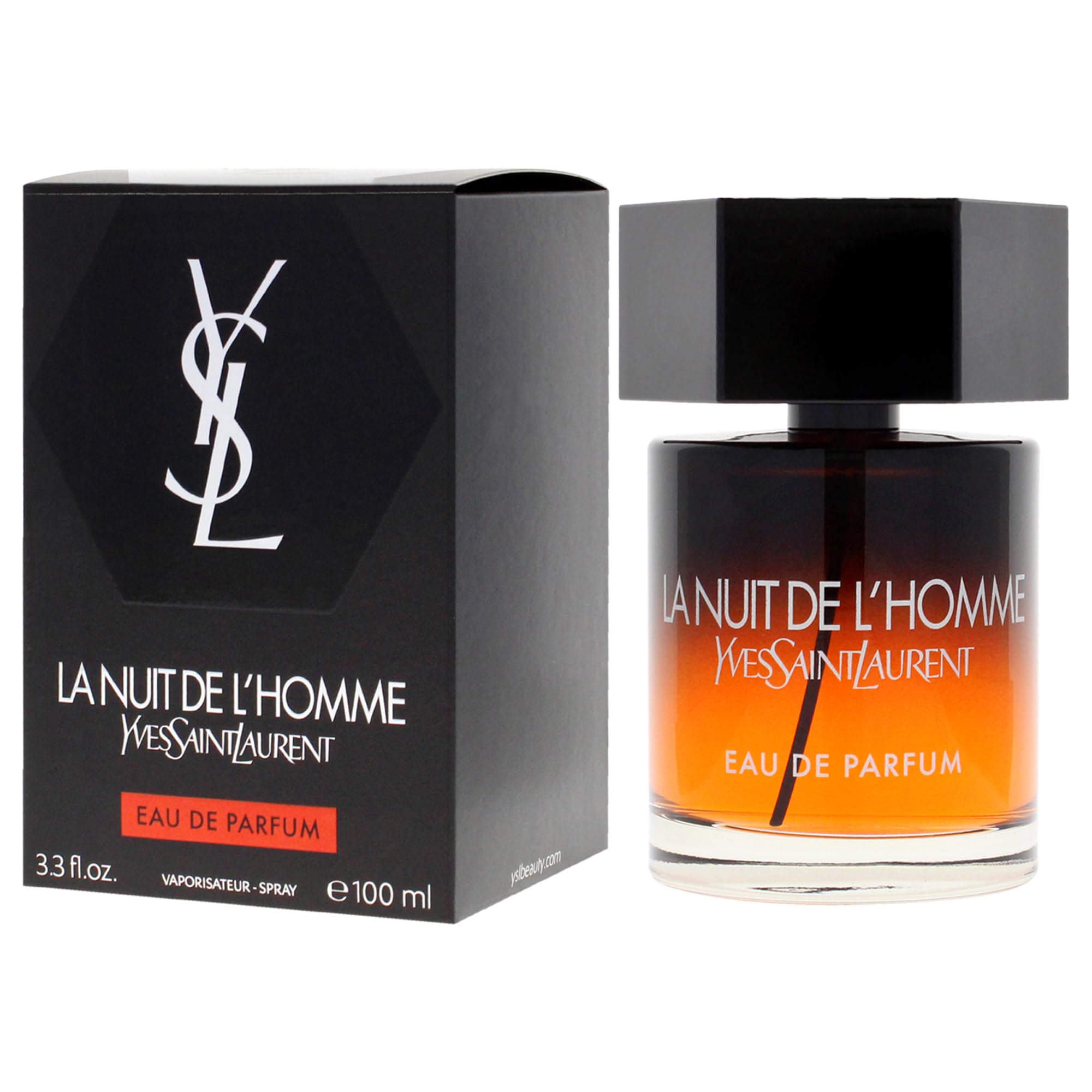 Eau De Parfum Spray, La Nuit De Lhomme, 3.3oz