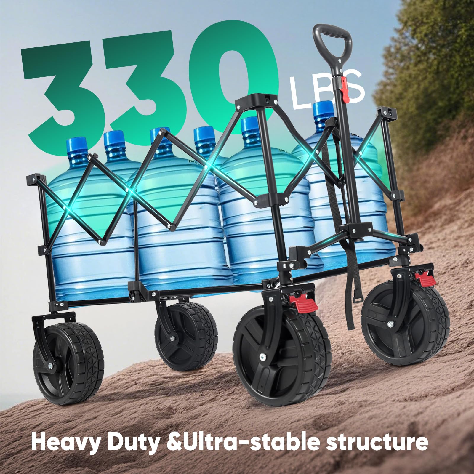 1787435282_z21MsHGm 220L składany Wagon z Big All-terrain koła