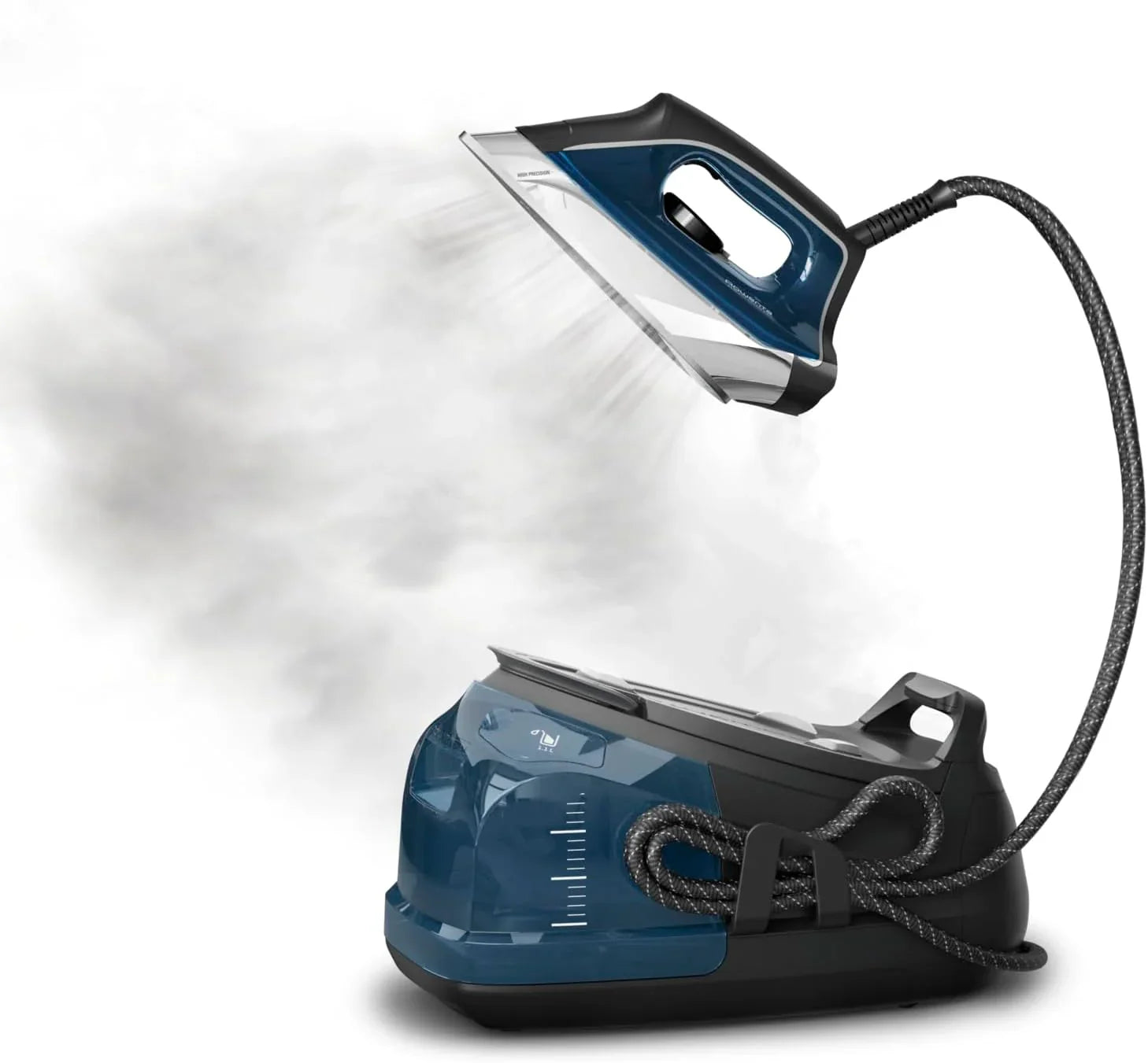 DG8624 Steam stacja żelazko z 1800W, 1.1L zbiornik, niebieski