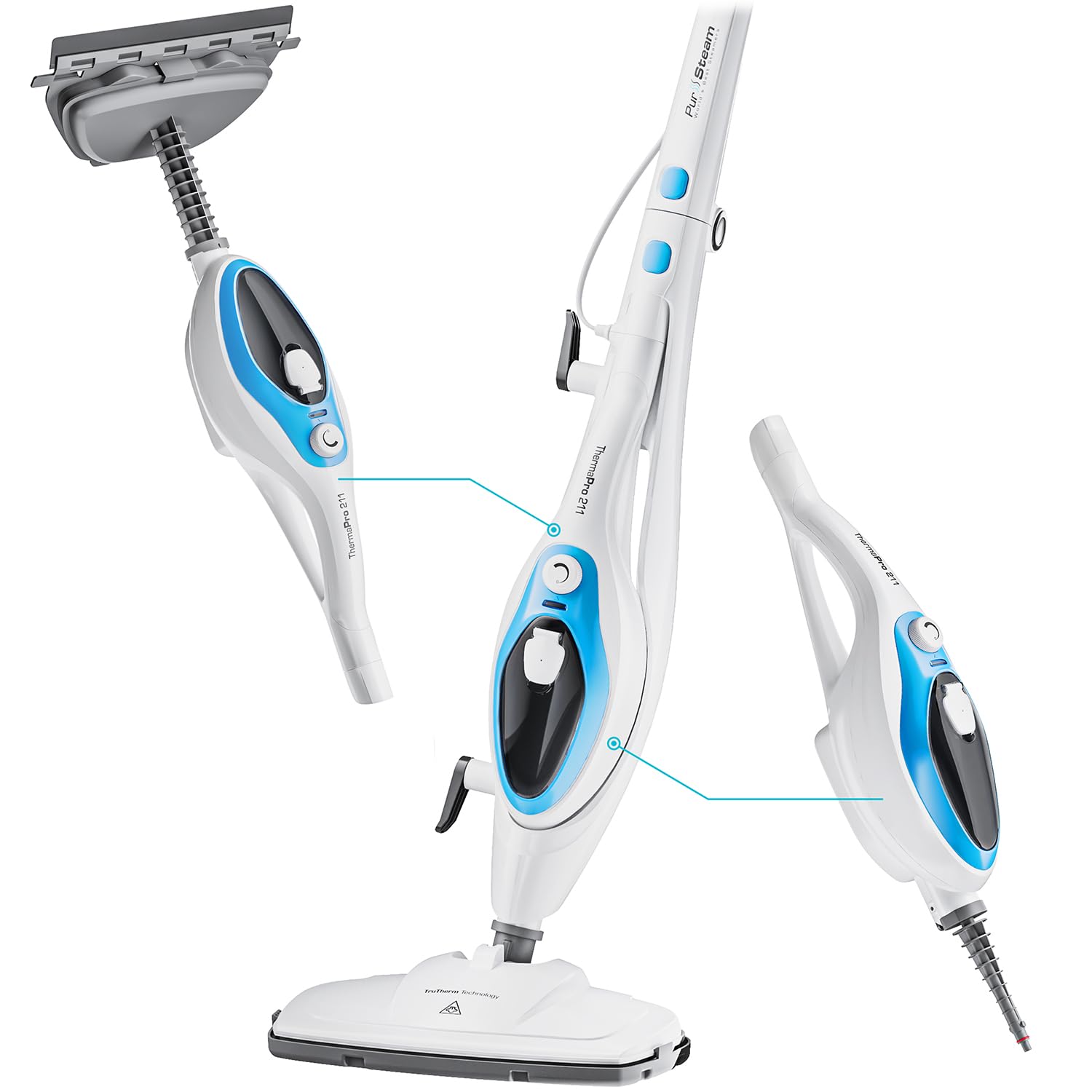 1787436854_yoIYopIT World's Steamers Pursteam 10-in-1 Steam Mop do Tile i Hardwood Floors