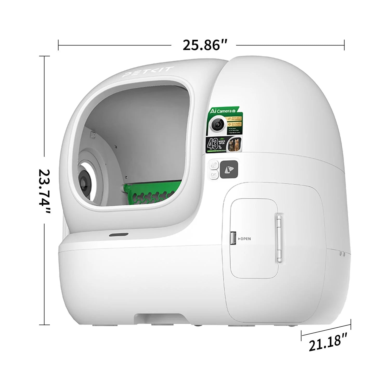 1787437109_hGliXul3 Maks Pro 2 automatyczny kuweta dla kota