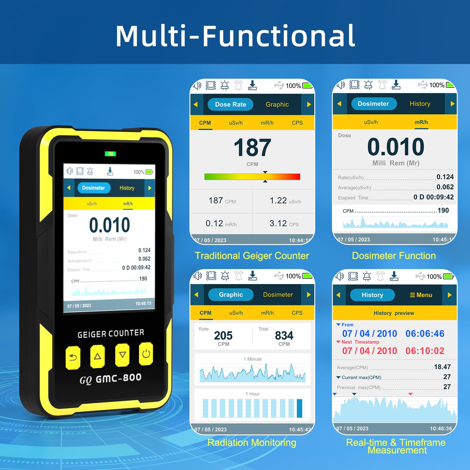 1787439563_Cq3Oifvy Detector, Nuclear Radiation, Gq -800 Geiger Counter