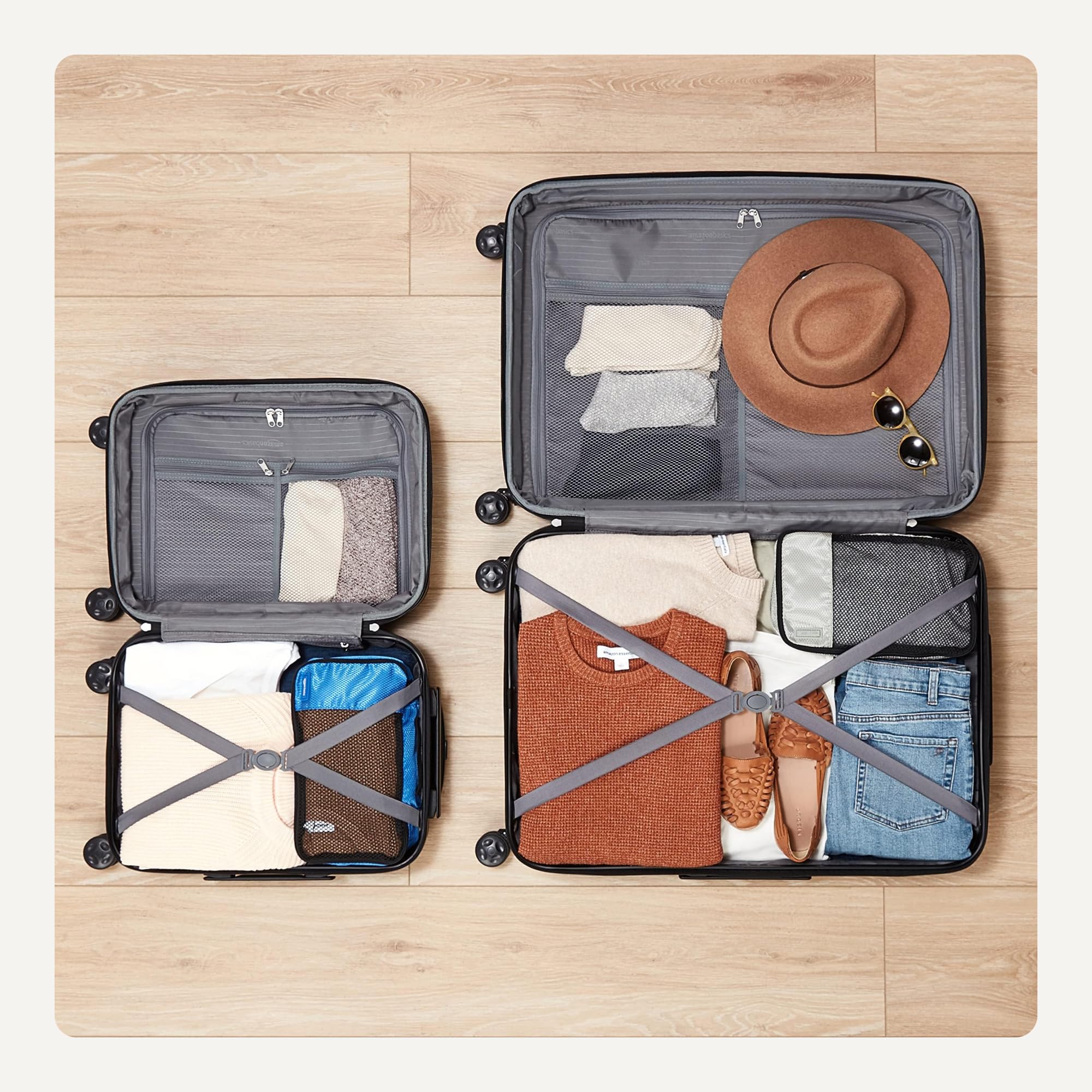 1787456750_48OFzP3k Bagaz, 2-elementowy Hardside, zestaw, Expandable czarny Suitcases