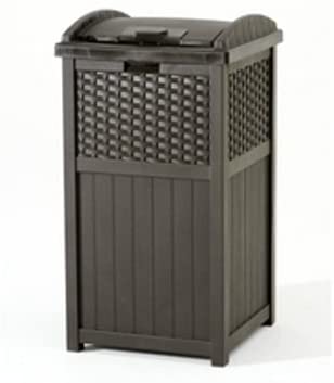 1787458489_ZwX9L2Ah 77 kwarta Resin Beverage wózek, Java i 33 galon Resin Trash puszka