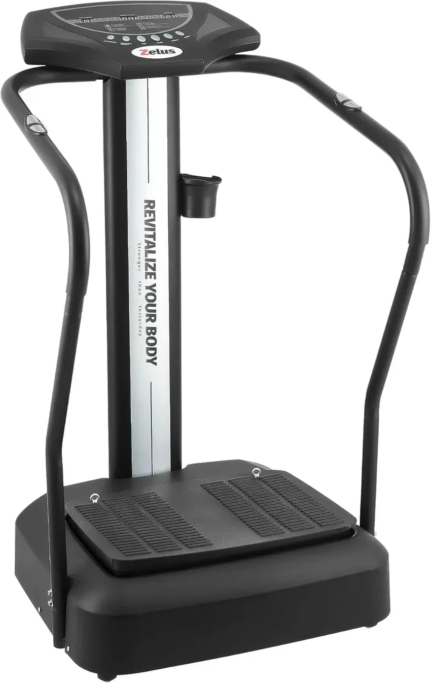 1787460821_xfcIlzQt Whole Body Vibration Plate, Featuring 500W Vibration Plate Exercise Machine with 99 Levels 3 Preset Modes and 2 Resistance Bands, Training Fitness Vibration