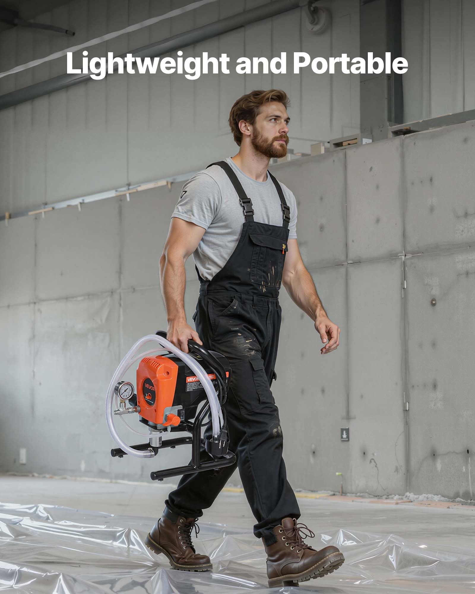 1787461655_wWiulagh Paint Sprayer, stojak Airless, 900W 3300PSI wysoki ciśnienie