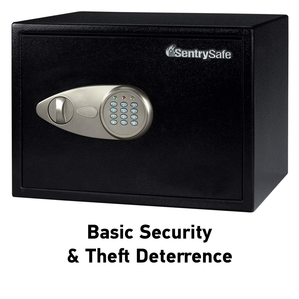 Czarny domowy z cyfrowy Keypad Safe, duży X125