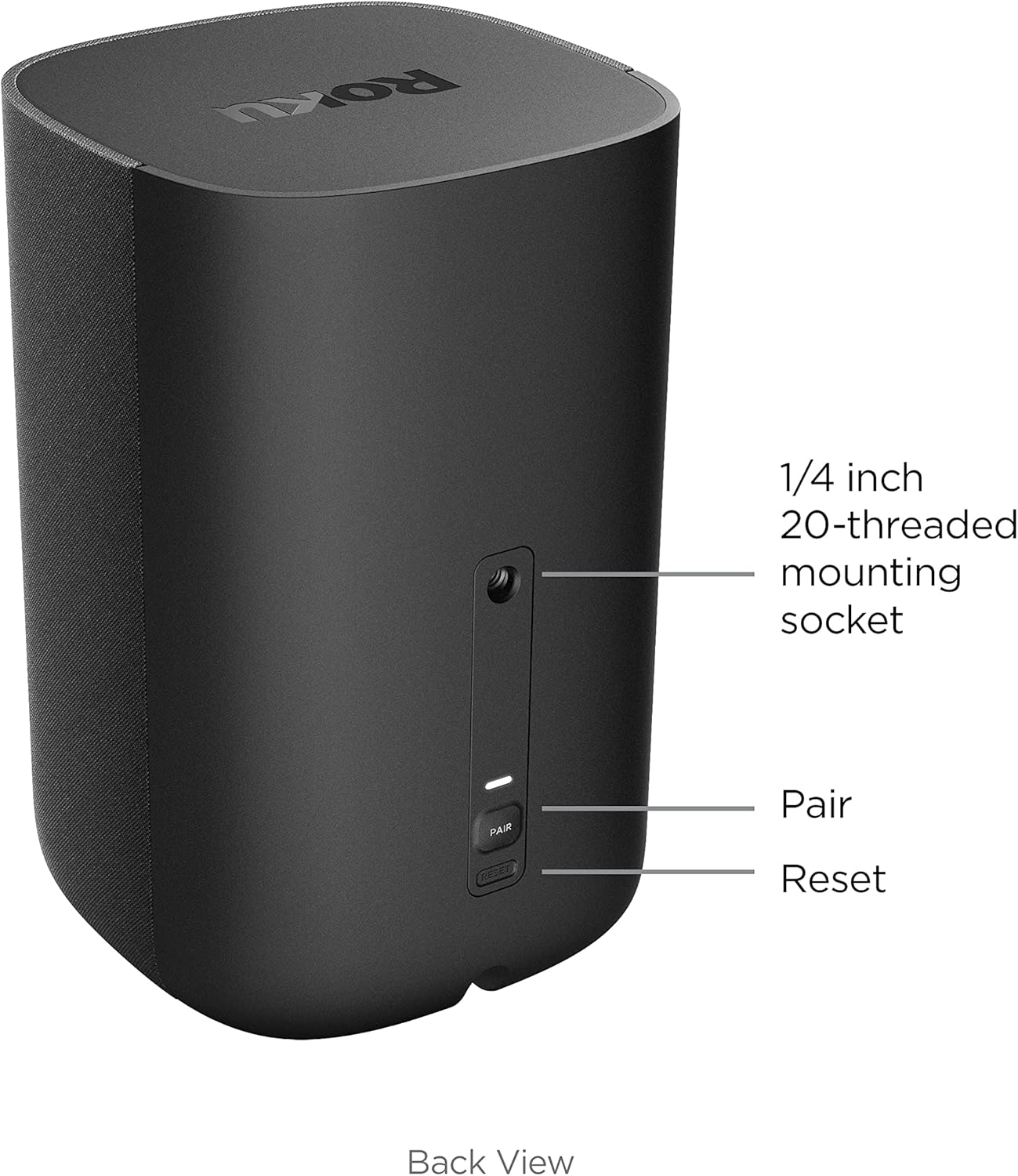 Bezprzewodowy do Streambars or TV Speakers, czarny, 2 Count